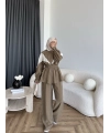 Pwn - Hanly Çizgi Detaylı Modal Takım - Yeşil