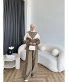 Pwn - Hanly Çizgi Detaylı Modal Takım - Yeşil
