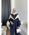Pwn - Hanly Çizgi Detaylı Modal Takım - Lacivert