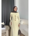 Hr - Desan Sandy Elbise - Sarı ÖN SİPARİŞ