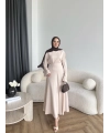 Mav - Sarla Oysh Etekli Takım - Bej