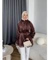 Hen - Welpan Momli Gömlek - Acı Kahve