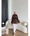 Hen - Welpan Momli Gömlek - Acı Kahve