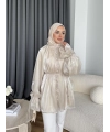 Hen - Welpan Momli Gömlek - Bej