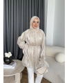 Hen - Welpan Momli Gömlek - Bej