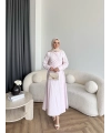 Tb - Havan Çapraz Elbise - Pembe