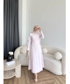Tb - Havan Çapraz Elbise - Pembe