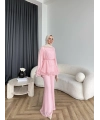 Hew - Eldar Şifon Takım - Pembe - BAYRAMDAN SONRA 10-15 İŞ GÜNÜ İÇİNDE GELİCEKTİR