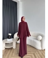 Hew - Eldar Şifon Takım - Bordo - BAYRAMDAN SONRA 10-15 İŞ GÜNÜ İÇİNDE GELİCEKTİR