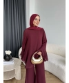 Hew - Eldar Şifon Takım - Bordo - BAYRAMDAN SONRA 10-15 İŞ GÜNÜ İÇİNDE GELİCEKTİR