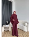Hew - Eldar Şifon Takım - Bordo - BAYRAMDAN SONRA 10-15 İŞ GÜNÜ İÇİNDE GELİCEKTİR