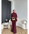 Hew - Eldar Şifon Takım - Bordo - BAYRAMDAN SONRA 10-15 İŞ GÜNÜ İÇİNDE GELİCEKTİR