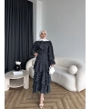 Tb - Ponpon Kat Kat Etekli Takım - Siyah
