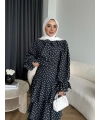 Tb - Ponpon Kat Kat Etekli Takım - Siyah