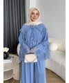 Ng - Julen Dantel Detay Takım - Mavi