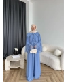 Ng - Julen Dantel Detay Takım - Mavi