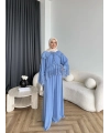 Ng - Julen Dantel Detay Takım - Mavi