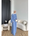 Ng - Julen Dantel Detay Takım - Mavi