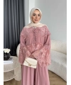 Ng - Julen Dantel Detay Takım - Pembe
