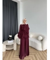 Ng - Lisany Şifon Takım - Bordo