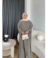 Bel - Tayla Asimetrik Şallı Takım - Yeşil