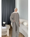 Bel - Tayla Asimetrik Şallı Takım - Yeşil