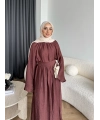 Tb - Gezce Kat Kat Etekli Takım - Bordo