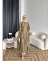 Tb - Gezce Kat Kat Etekli Takım - Yeşil