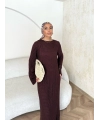 Ajur Elbise - Bordo