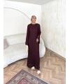 Ajur Elbise - Bordo