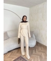 Bedal Asimetrik Modal Takım - Bej