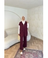 Bluen Yelekli Takım - Bordo