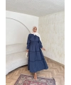 Exlan İndirimli Elbise - Lacivert