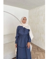 Exlan İndirimli Elbise - Lacivert
