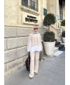 Hanne Gömlek Detaylı Takım - Bej