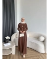 Hr - Desan Sandy Elbise - Kahve ÖN SİPARİŞ