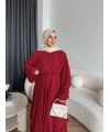 Hr - Lilim Etekli Takım - Bordo