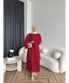 Hr - Lilim Etekli Takım - Bordo