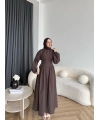 Hr - Zeyn Elbise - Kahve