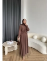 Latan Sandy Elbise - Kahve