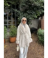 Luella Kürk Detaylı Hırka - Bej
