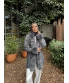 Luella Kürk Detaylı Hırka - Gri