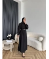Mav - Monta Modal Elbise - Siyah ÖN SİPARİŞ