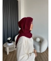 Mb - Balaklava Kapişonlu Bere - Bordo