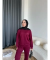 Muadil A Eşofman Takım - Bordo