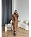Pls Leopar Elbise - Açık