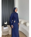 Sandy Arabic Elbise - Lacivert
