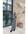 Sara Etekli Triko Takım - Gri