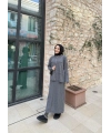 Sara Etekli Triko Takım - Gri