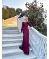 Sue Tasarım Elbise - Bordo